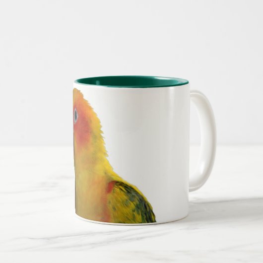 Sun Conure tasse de 15 onces (Devant droit)