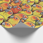 Sun Conures Cadeaupapier (Hoek)
