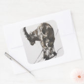 Sun Crocheneville 2005 Vierkante Sticker (Envelop)