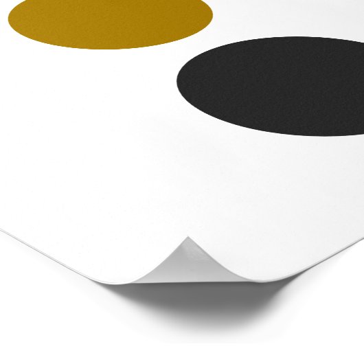 Sun Cutout Circle Art Poster (Hoek)