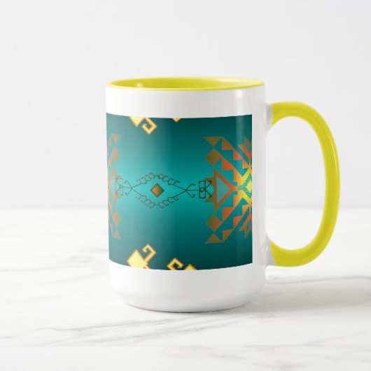 Sun dans la tasse de motif de couverture d'hiver (Droite)