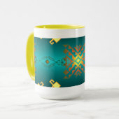 Sun dans la tasse de motif de couverture d'hiver (Devant gauche)