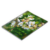 Sun-Dapped Spring Hawthorn Notitieboek (Linkerzijde)