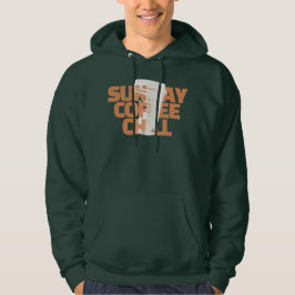 Sun Day Coffee Chill Graphic Hoodie