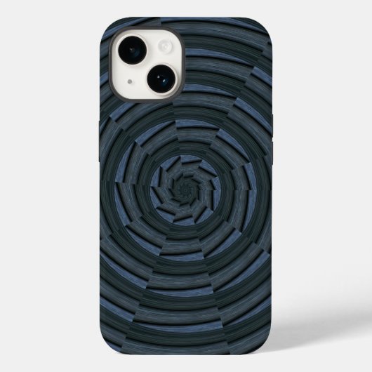 Sun Deck - Midnight Wooden Sunburst Case-Mate iPhone Case (Achterkant)