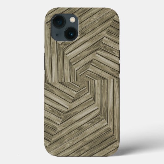 Sun Deck - Weathered Wooden Starburst Case-Mate iPhone Case (Achterkant)
