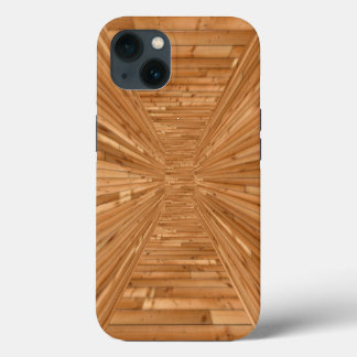 Sun Deck - Wooden Box Illusion iPhone 13 Hoesje