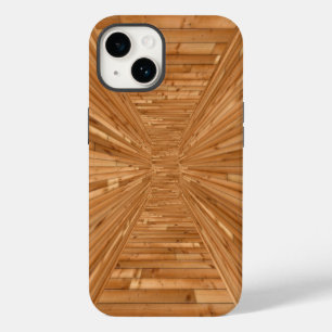 Sun Deck - Wooden Box Illusion Case-Mate iPhone 14 Hoesje