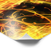 Sun Decor Sunset Fantasy Art Foto Afdruk (Hoek)