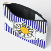 Sun Dial Polshorloge Blue Stripes Etui (Open)
