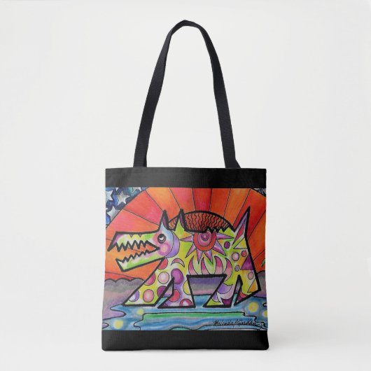 Sun Dog-Canvas tas (Voorkant)