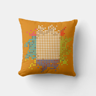 Sun Dots Art Design Coussin Abstrait 18