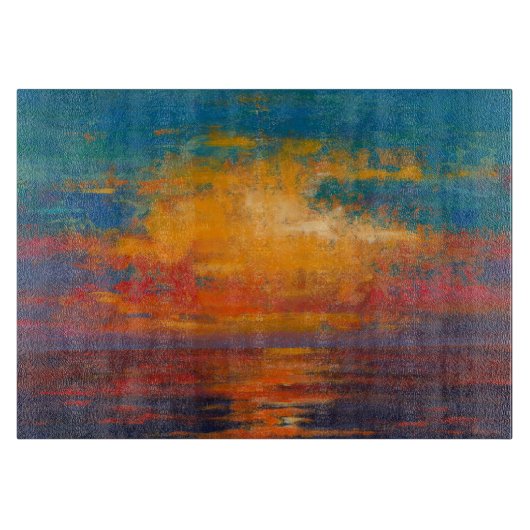 Sun Down II Snijplank (Voorkant)