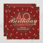 Sun Earth Bubbles Célébrations Invitation (Devant / Derrière)