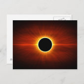 Sun Eclipse Briefkaart (Voorkant / Achterkant)