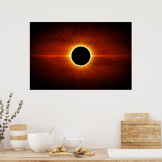 Sun Eclipse Poster (Keuken)