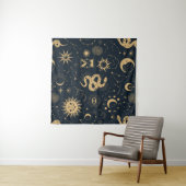 Sun en Moon-Astronomy Witch Wandkleed (In Situ (horizontaal))