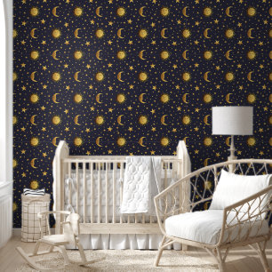 Sun en Moon Behang