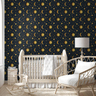 Sun en Moon Behang