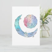 Sun en Moon Gallery Wrap Kaart (Staand voorkant)