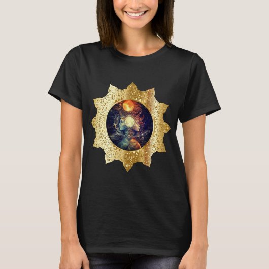 Sun en Moon Goddess T-shirt (Voorkant)