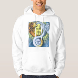Sun en Moon, Lion en Bird Ouroboros Hoodie
