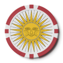  Sun en Moon Poker Chips