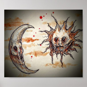 Sun en Moon Poster
