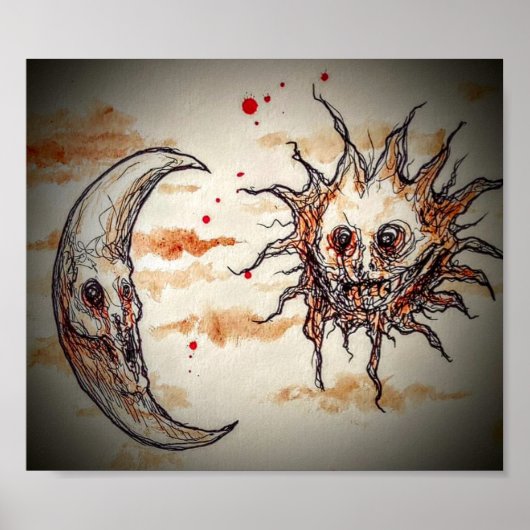 Sun en Moon Poster (Voorkant)