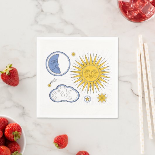 Sun en Moon Servetten (Insitu)