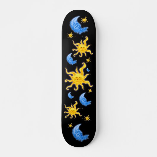 Sun en Moon Skateboard (Voorkant)