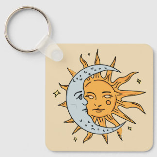 Sun en Moon Sleutelhanger