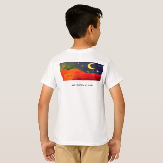 Sun en Moon T Shirt (Achterkant volledig)