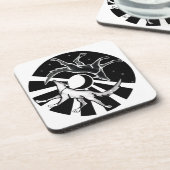 Sun en Moon Wolves Bier Onderzetter (Linkerzijde)