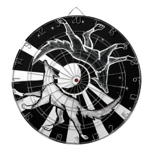 Sun en Moon Wolves Dartbord