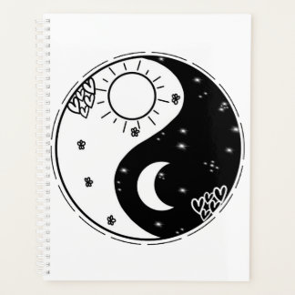 Sun en moon yin yang planner