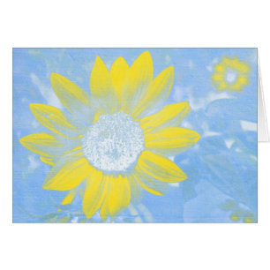 Sun en Sky Sunflower Card