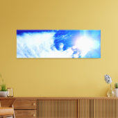 Sun en wolken in Ottawa Sky. Bestel nu Canvas Afdruk (Insitu (Woonkamer))