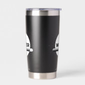 Sun Energy Quote | Custom Name Geïsoleerde Drinkbeker (Links)