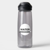 Sun Energy Water Quote | Custom Name Waterfles (Achterkant)