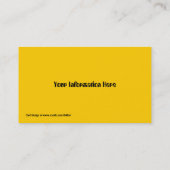 Sun et cartes de visite de lune (Dos)