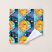 Sun et lune (Gant de toilette)
