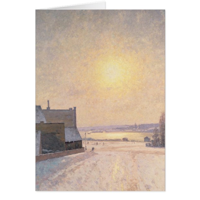 Sun et neige, scène de Stockholm (Devant)