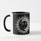 Sun et tasse de mandala de lune (Gauche)