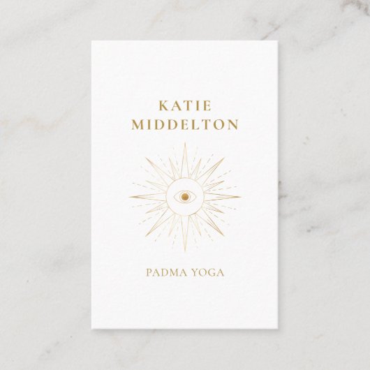 Sun Eye Yoga Reiki Wellness Carte de visite (Devant)