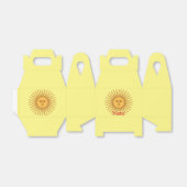 Sun face Art Illustration Thunder_Cove Bedankdoosjes (Uitgevouwen)