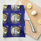 Sun Face / Moon Face keukenhanddoek (Quarter Fold)