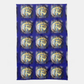 Sun Face / Moon Face keukenhanddoek (Verticaal)