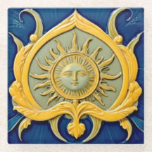 Sun Face Onderzetter