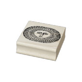 Sun Face Rubberstempel (Stempel)